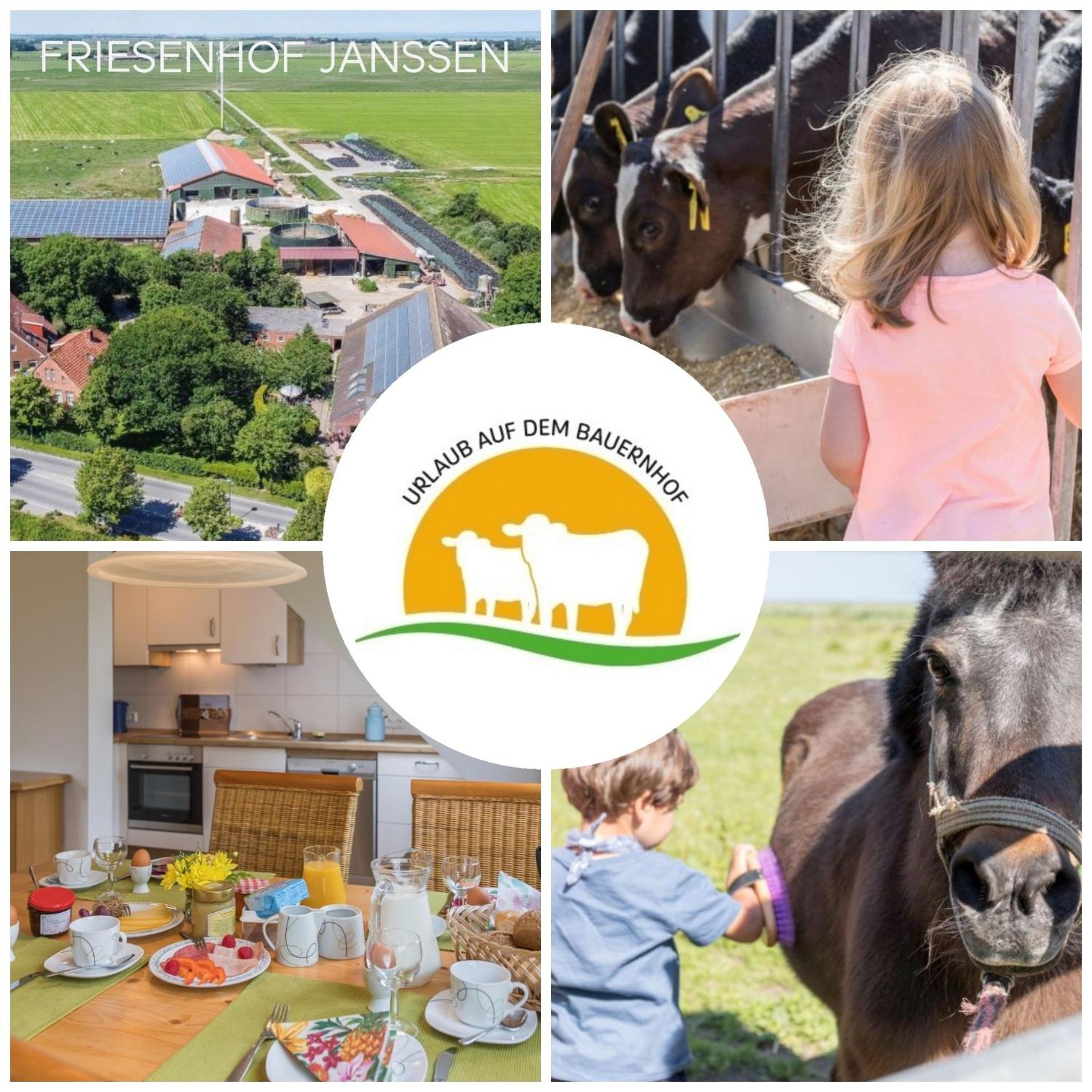 Friesenhof Janssen - Urlaub Auf Dem Bauernhof Apartment Neuharlingersiel Bagian luar foto